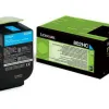Toner lexmark 80c2hce couleur cyan 3000 pag