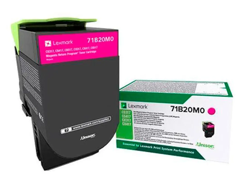 Toner lexmark cs317dn / cd417dn / cx317dn / xs417de magenta 2.300 pag
