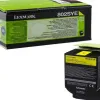 Toner lexmark 80c2sye couleur jaune 2000 pag