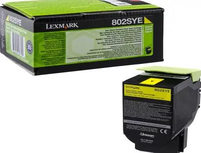 Toner lexmark 80c2sye couleur jaune 2000 pag