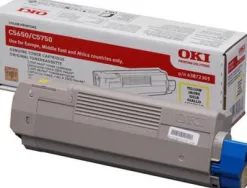 Toner oki c650 couleur jaune 2000 pag