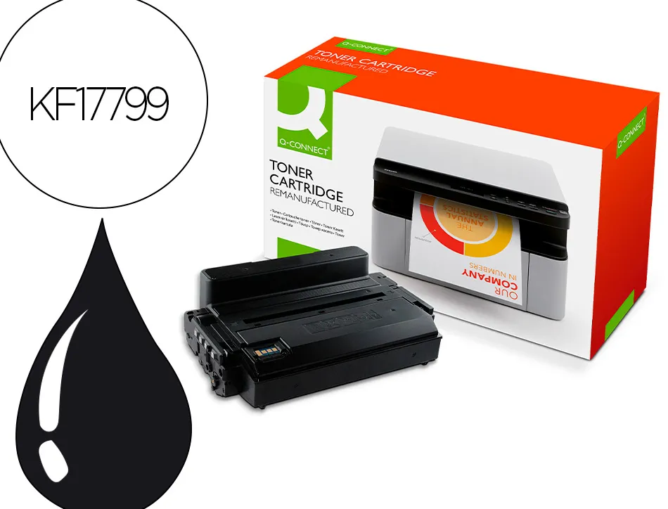 Toner q-connect compatible imprimante samsung mlt-d203e/els proxpress m3820, m3870, m4020, m4070