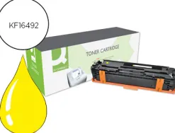 Toner q-connect compatible hp cf212a m251yqcn pour imprimantes color laserjet m251 series couleur jaune 1800p