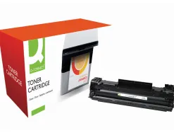 Toner q-connect compatible hp cf283a 83aqcn pour imprimantes laserjet m125 127 couleur noir 1500p