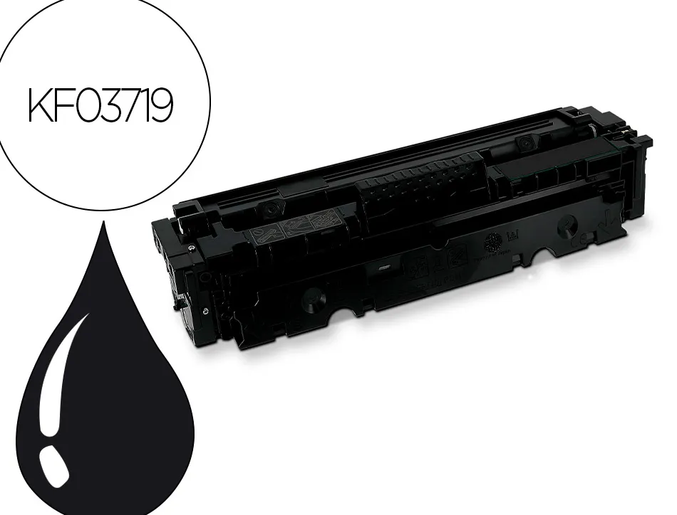 Toner q-connect compatible hp w2030a/415a hp laserjet m 450, 454, 455, 470, 479 2400p noir