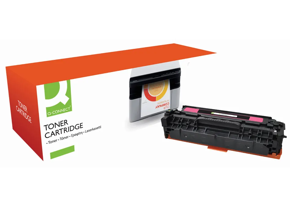 Toner q-connect compatible hp cf383a m476mqcn pour imprimante color laserjet m476 couleur magenta 2700p