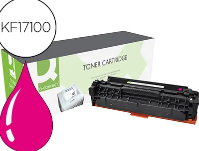 Toner q-connect compatible hp cf383a m476mqcn pour imprimante color laserjet m476 couleur magenta 2700p