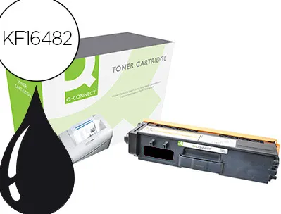 Toner q-connect compatible brother tn328bk pour imprimantes hl4570cdw 4570cdwt dcp 9270cdn mfc 9970cdw noir 6000p