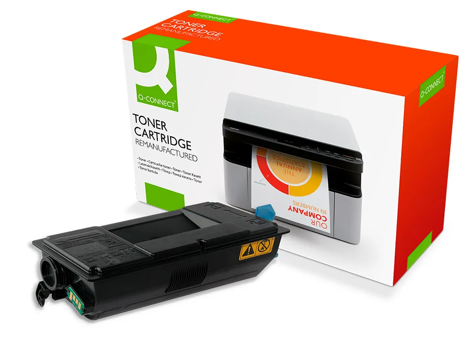 Toner q-connect compatible kyocera tk-3100 fs-2100, ecosys m3040, 3540 12500p noir