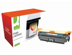 Toner q-connect compatible hp ce401a m551cqcn pour imprimantes color laserjet m551 570 mfp570 575 couleur cyan 6000p