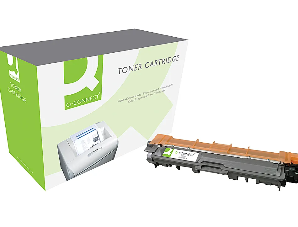 Toner q-connect compatible brother tn241bk pour hl3140 3150 3170 dcp9020 mfc9140 9330 9340 couleur noir 2500p