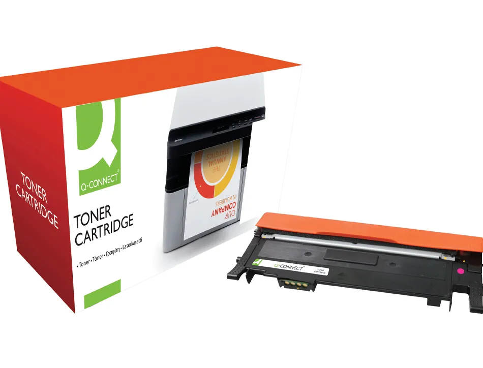 Toner q-connect compatible sam sung clt-m406s/els clp360mqcn pour clp360 365 clx3300 3305 xpress c410 460 magenta 1000p
