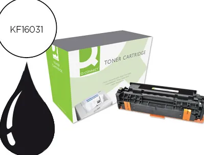 Toner q-connect compatible hp ce410x m451bqcn pour imprimantes color laserjet m351 451 375 475 couleur noir 4000p