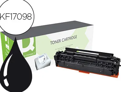 Toner q-connect compatible hp cf380a m476abqcn pour imprimantes laserjet m476 couleur noir 2400p