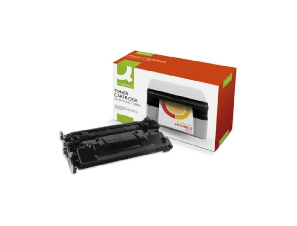 Toner q-connect compatible hp 87x 18000p noir