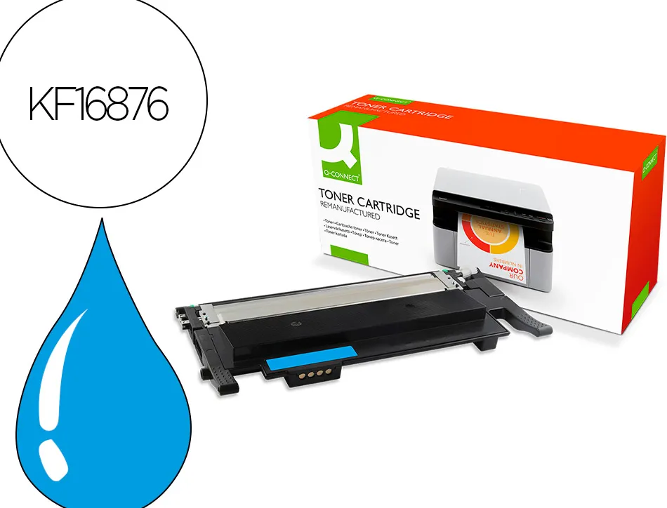 Toner q-connect compatible samsung clt-c404s/els xp c430, c480 1000p cyan