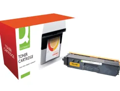Toner q-connect compatible brother tn328y pour imprimantes hl4570cdw dcp9270cdn mfc 9970cdw jaune 6000p