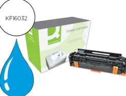 Toner q-connect compatible hp ce411a m451cqcn pour imprimantes color laserjet m351 451 375 475 couleur cyan 2600p