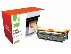 Toner q-connect compatible hp ce402a m551yqcn pour imprimantes color laserjet m551 570 mfp575 couleur jaune 6000p