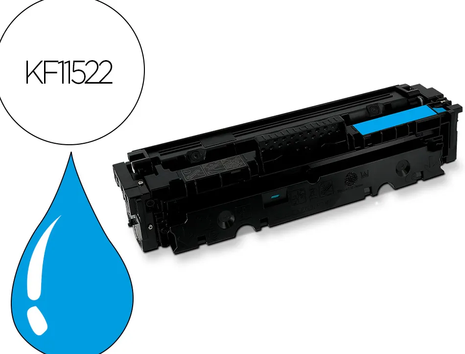Toner q-connect compatible hp w2031a/415a hp laserjet m 450, 454, 455, 470, 479 2100p cyan
