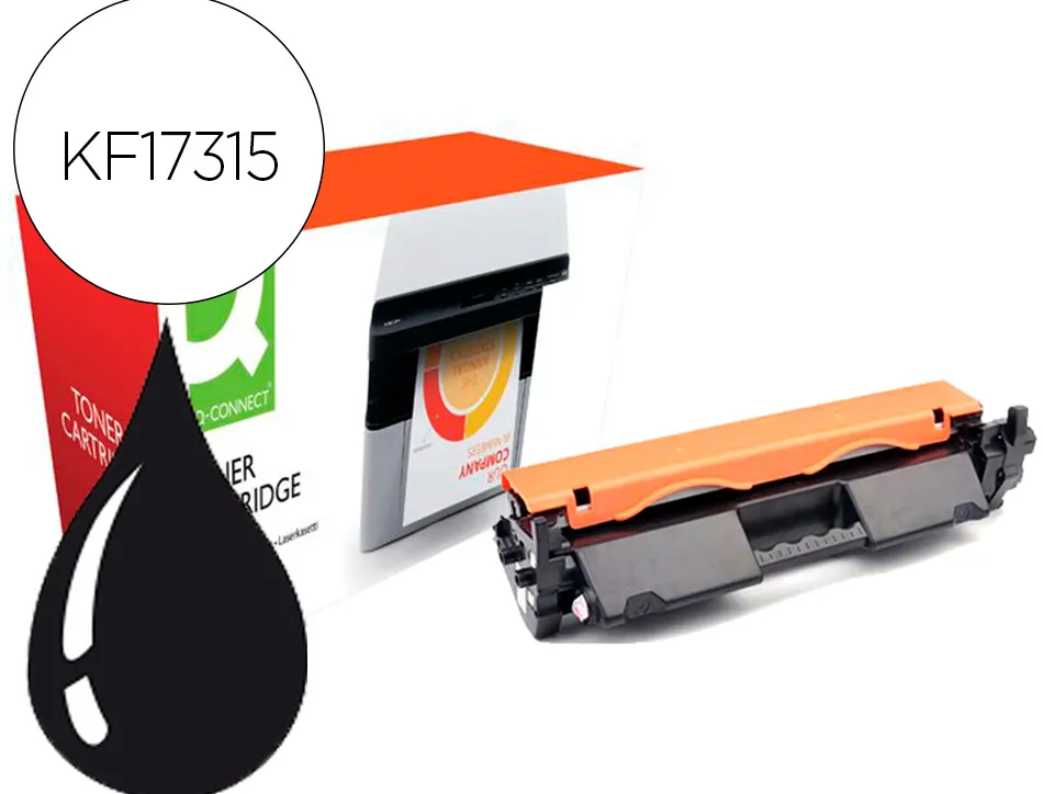 Toner q-connect compatible hp cf230x laserjet pro m203 / m227