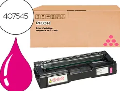 Toner ricoh aficio sp c250 magenta 1.600 pag