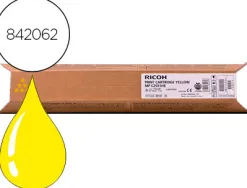 Toner ricoh laser 842062 841507 pour mpc2551 2051 couleur jaune 9500p