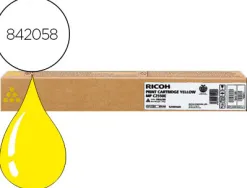 Toner ricoh laser 842058 841199 pour mpc2550 2030 2050 couleur jaune 5500p