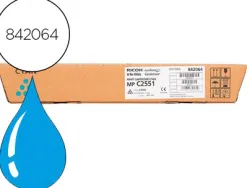 Toner ricoh laser 842064 841505 pour mpc2551 2051 couleur cyan 9500p