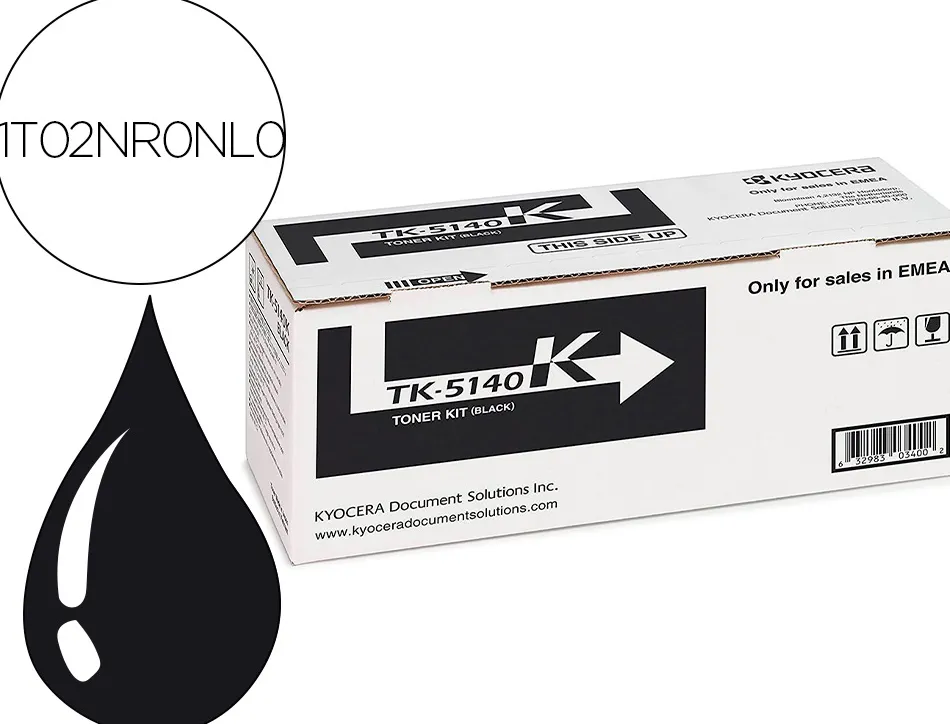 Toner tk-5140k kyoceraá ecosys m6530cdn, m6530cdn/kl3, p6130cdn, p6130cdn/kl3á noir tk5140