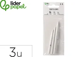 Tortillons liderpapel sachet de 3 unites diametres assortis