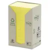 Tour de notes post-it recyclées 38 x 51 mm coloris jaune 24 blocs