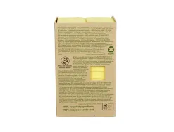 Tour de notes post-it recyclées 38 x 51 mm coloris jaune 24 blocs