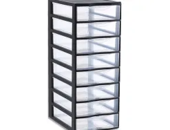Tour plastique sundis orgamix 8 tiroirs 36,5 x 65 x 26 cm
