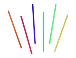 Tourillon bois innspiro diametre 0.5x15cm coloris assortis lot de 60
