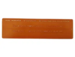 Trace-lettres minerva tracage technique 2.5mm orange