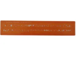 Trace-lettres minerva tracage technique 6mm orange