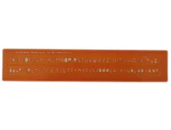 Trace-lettres minerva tracage technique 6mm orange
