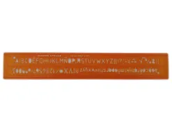 Trace-lettres minerva tracage technique 8mm orange