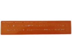 Trace-lettres minerva tracage technique 5mm orange