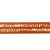 Trace-lettres minerva tracage technique 14mm orange