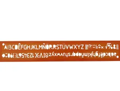 Trace-lettres minerva tracage technique 14mm orange