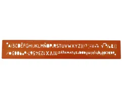 Trace-lettres minerva tracage technique 12mm orange