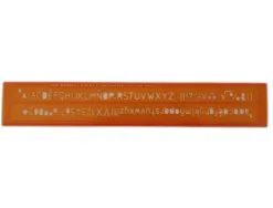 Trace-lettres minerva tracage technique 10mm orange