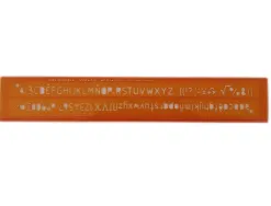 Trace-lettres minerva tracage technique 10mm orange
