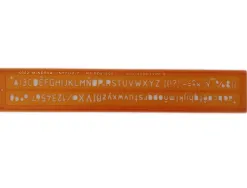 Trace-lettres minerva tracage technique 7mm orange