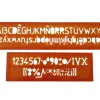 Trace-lettres minerva tracage technique 20mm orange