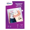 Transfert textile avery a4 jet d encre paquet de 8 coloris blanc ou clair