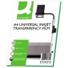 Transparent q-connect économique ohp imprimante jet encre format a4 bande détachable boîte 50 unités