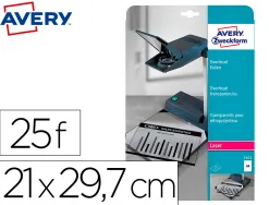 Transparents avery 90 microns a4 laser pochette de 25